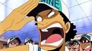 Usopp in the G-8 arc as seen in the One Piece anime (Image via Toei)